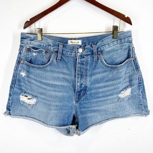 Madewell Curvy Relaxed Denim Shorts